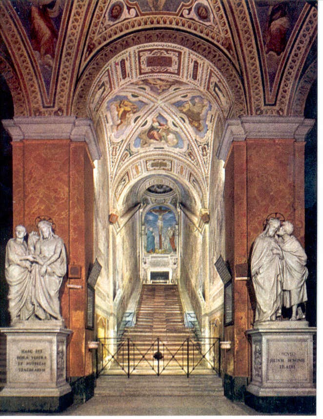 La Scala Santa. stairs. 