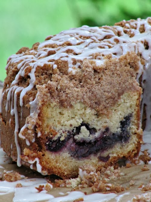 Cherry Streusel coffeecake. 