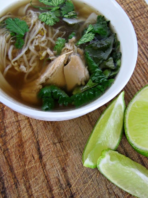 Vietnamese Chicken Pho Noodle Soup