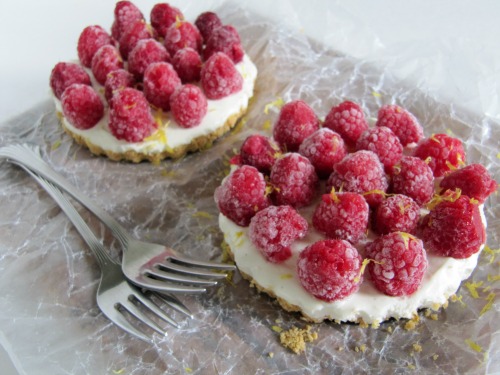 Raspberry Margarita Cream Tarts