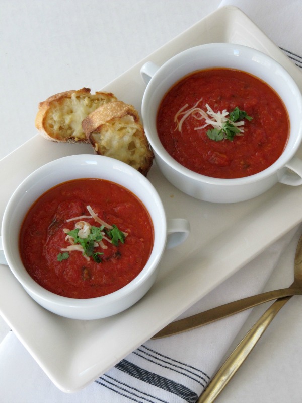 Creamy Roasted Tomato Basil Soup