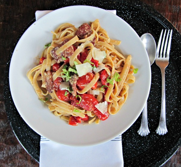 Bacon-Tomato Linguine