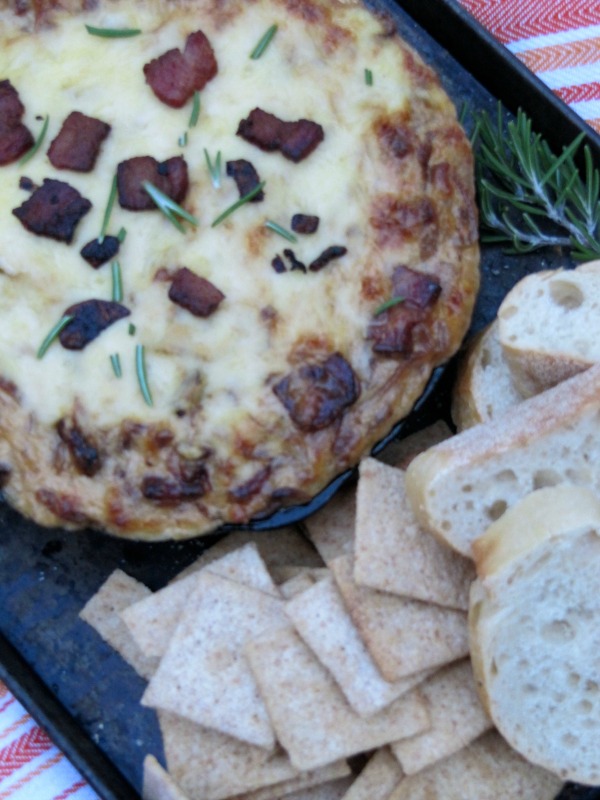 Hot Caramelized Onion and Gruyere Cheese Dip