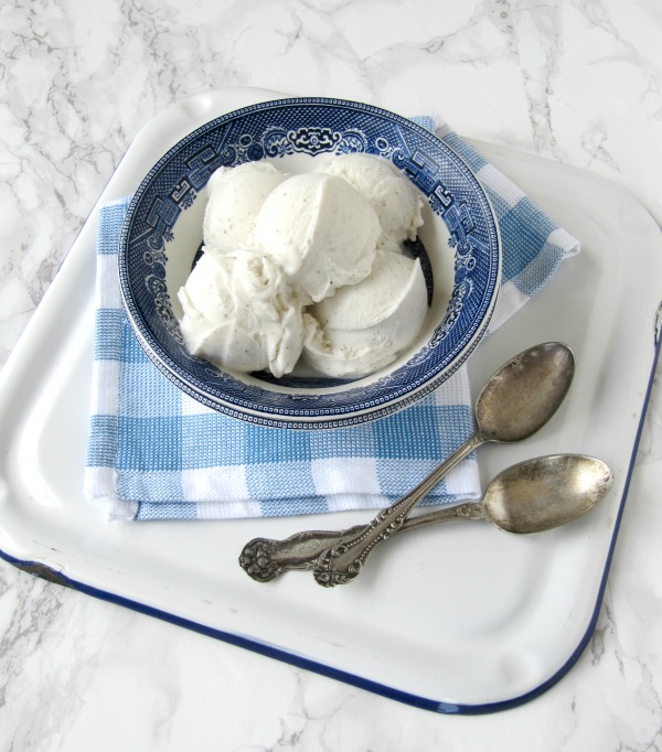 No Churn Vanilla Bean Ice Cream