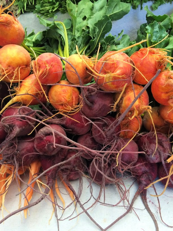 fall-fruits-and-vegetables, Orange and red beets. 