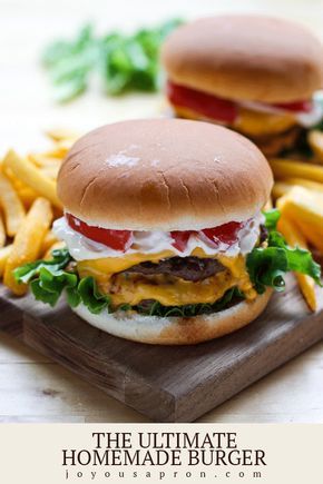 The Ultimate Hamburger from The Joyous Apron