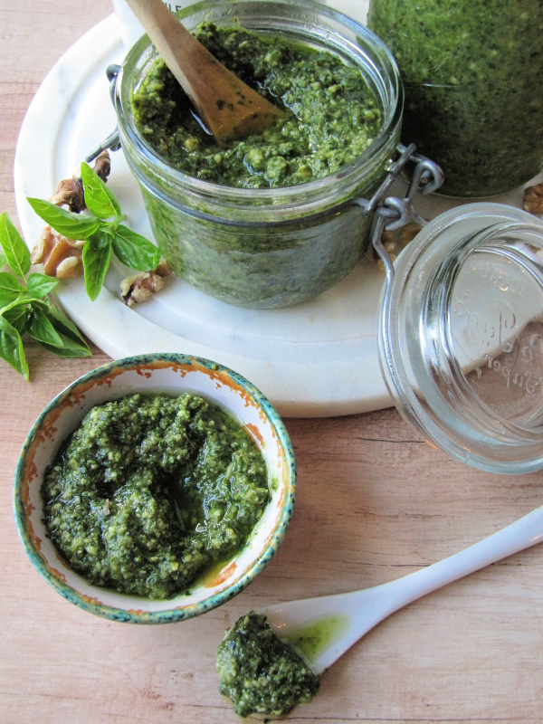 Basil Walnut Pesto