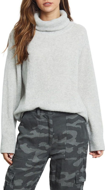 Mock Turtleneck Sweater
