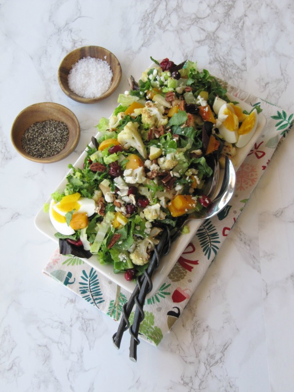 Roasted Cranberry, Apple, Cauliflower and Butternut Squash Salad