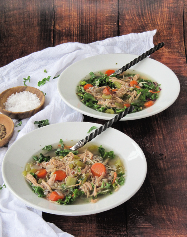Chicken Soup with Kale