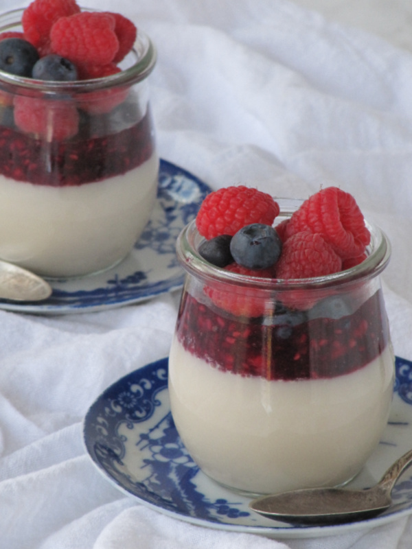 Almond Milk panna cotta