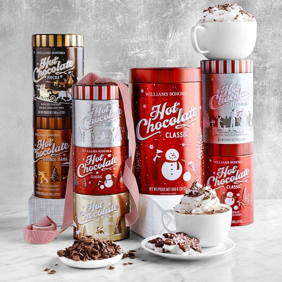 Williams sonoma hot chocolate selection. 