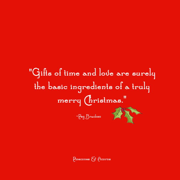 Gifts of time and love