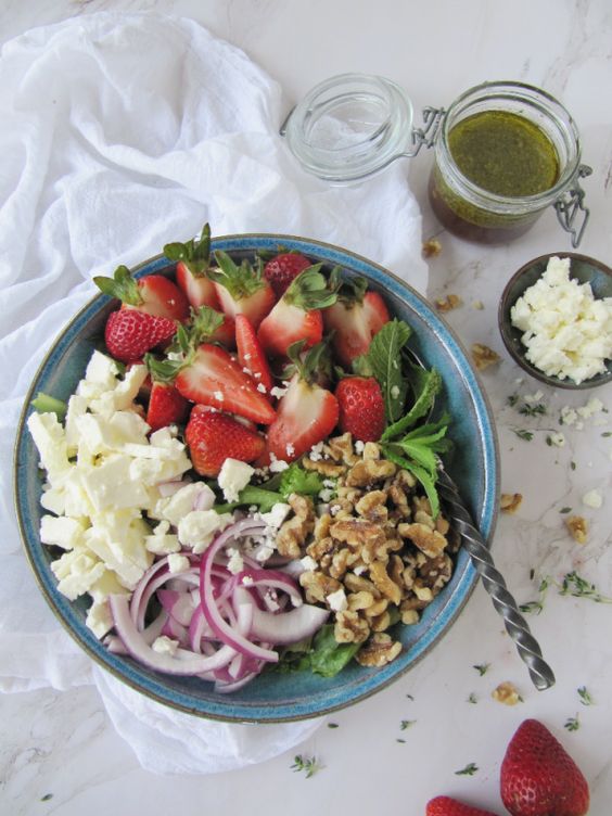 All things Easter strawberry-feta-tossed-salad-with-pesto-vinaigrette/