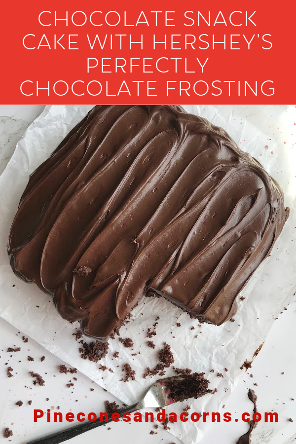 chocolate snack cake hersheys perfectly chocolate frosting