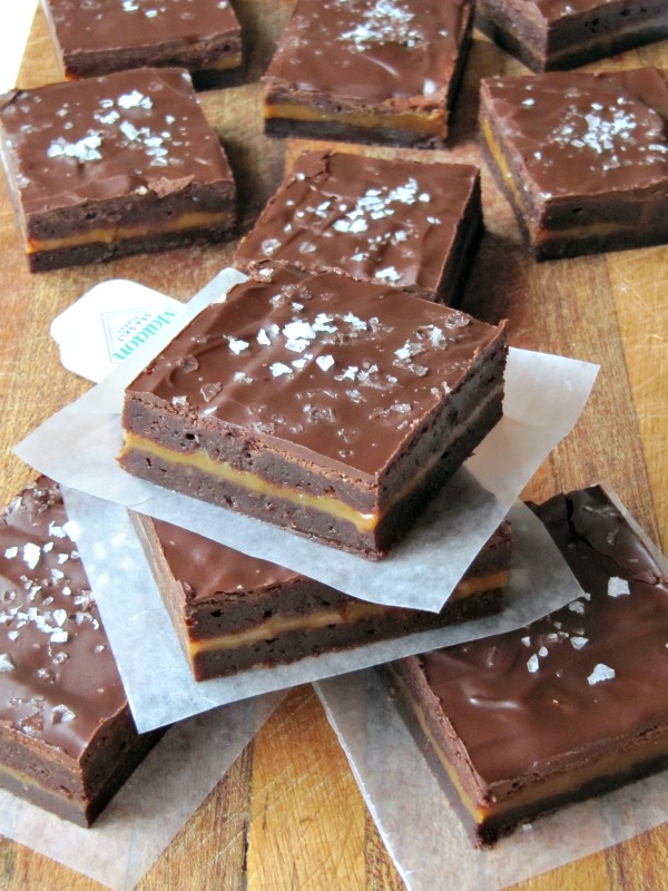 Memorial Day desserts, connies-caramel-stuffed-brownies-sea-salt-muldoon