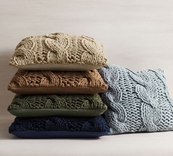 colossal pillows pottery barn 