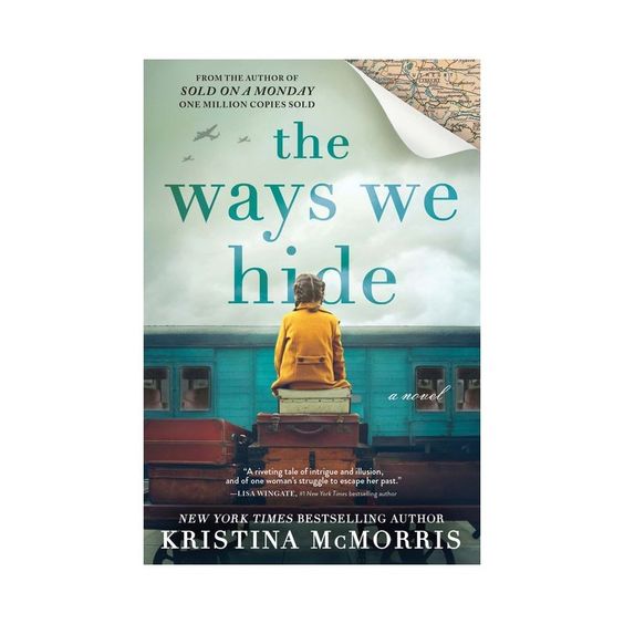 Book cover, the ways we hide a woman in yellow with her back the the camera 