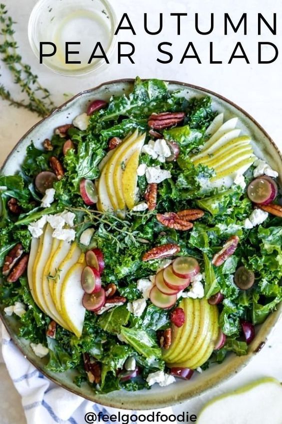 friday favorites autumn pear salad