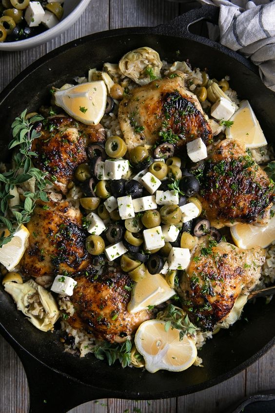 friday favorites chicken and rice skillet