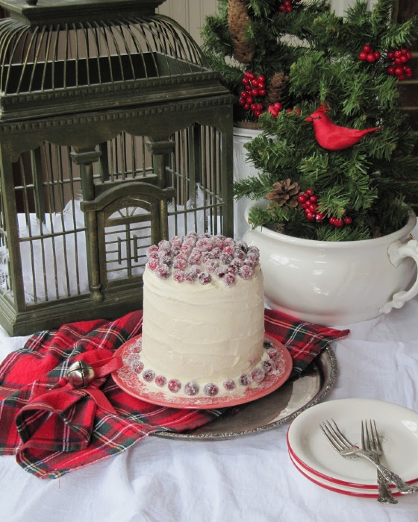 White-cake-cranberry-jam-buttercream