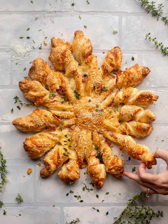ham and cheese puff pastry