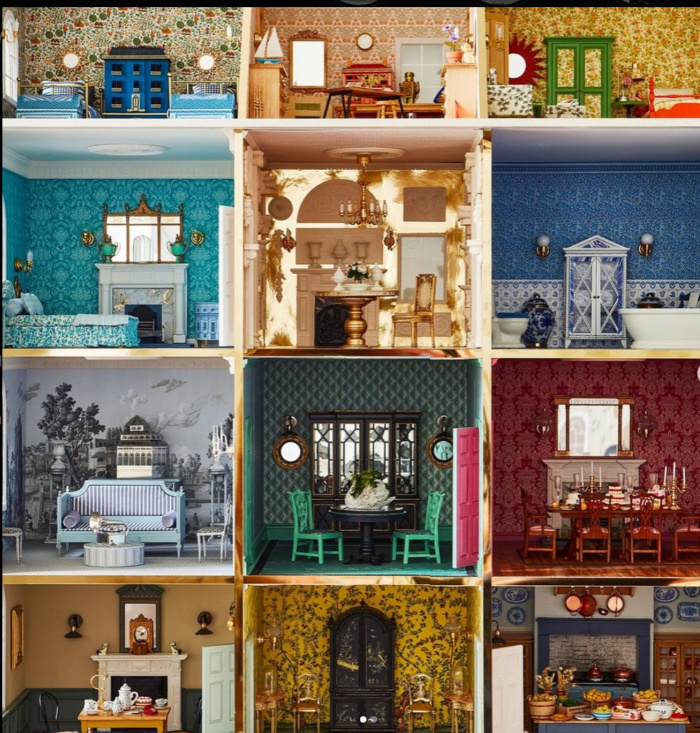 12 room doll house.