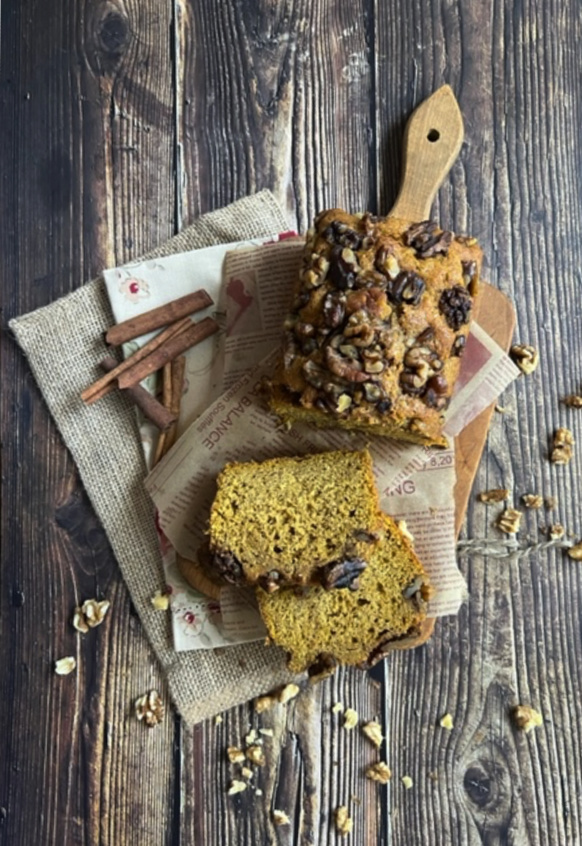 sourdough discard pumpkin bread