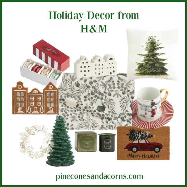 Weekend meanderings H&M holiday collage.