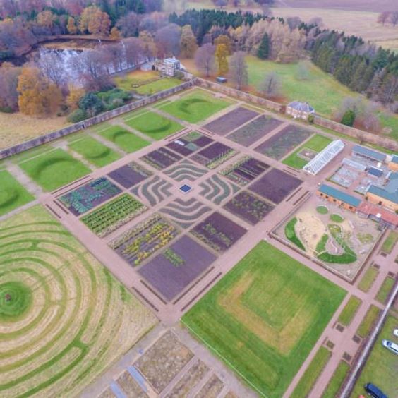 Castle Gordon walled garden.