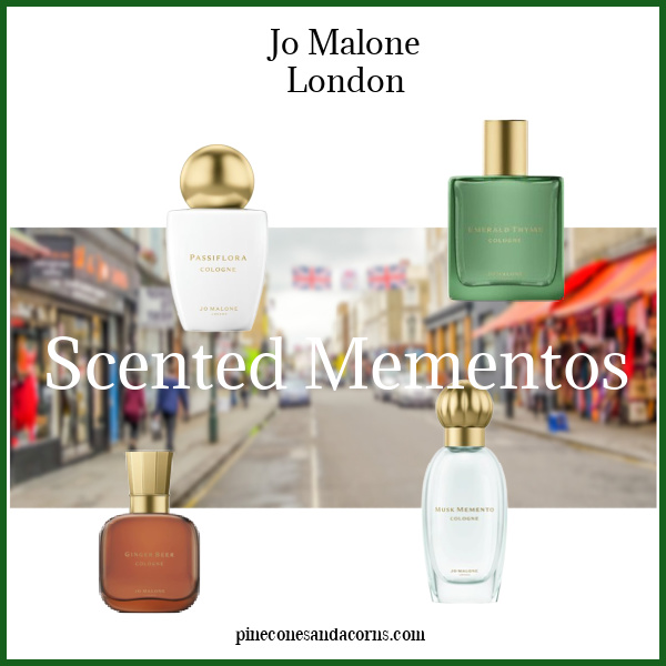 Jo Malone Scented Momentos collage of perfume.
