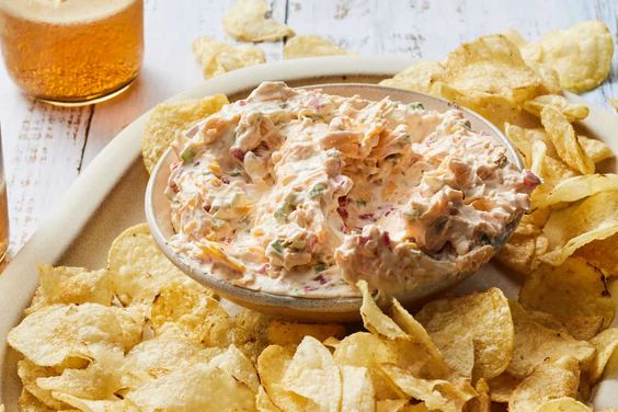Homemade pimento cheese dip.