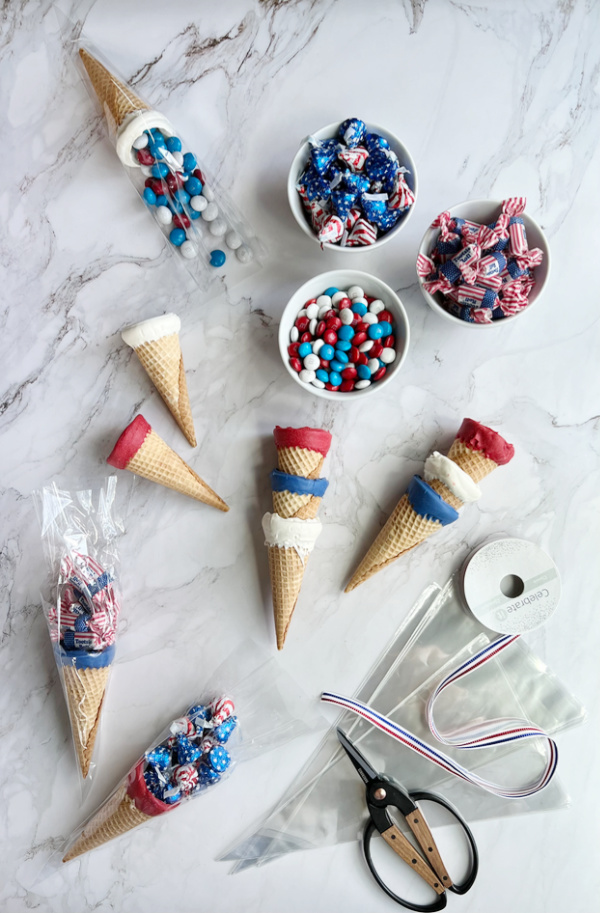 Partiotic party favor supplies.