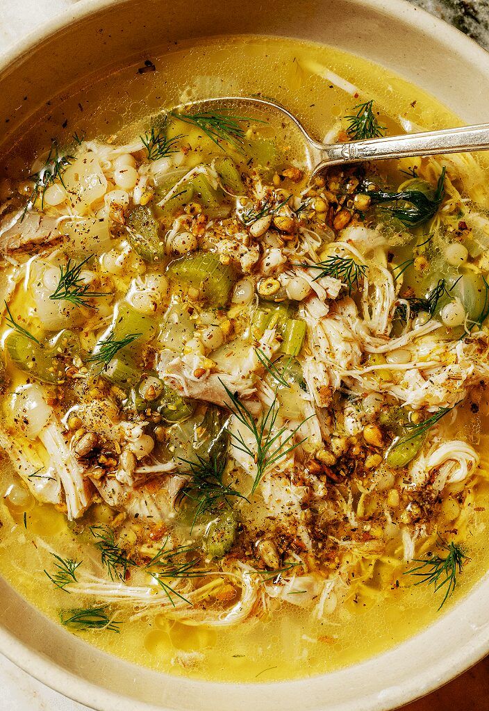 Lemon Chicken Couscous Soup from Tried & True. 