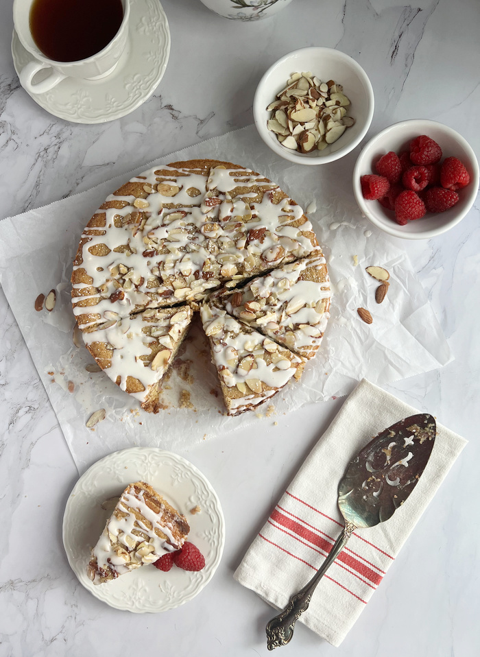 Raspberry Almond Frangipane Coffee Cake