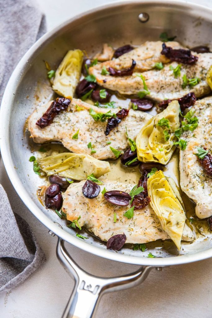 Mediterranean chicken. 