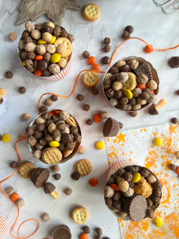 Peanut Butter Fall Snack mix.