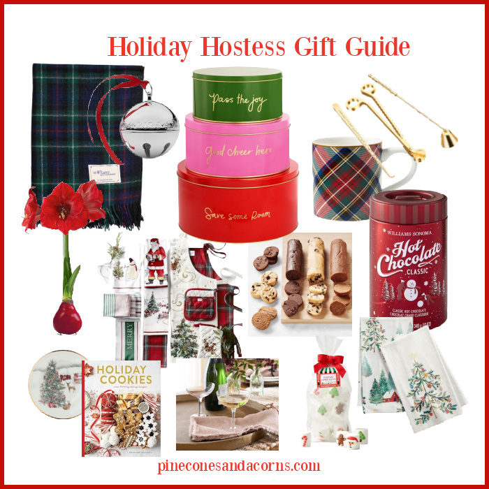 Holiday Hostess Gift Guide 2025 collage. 
