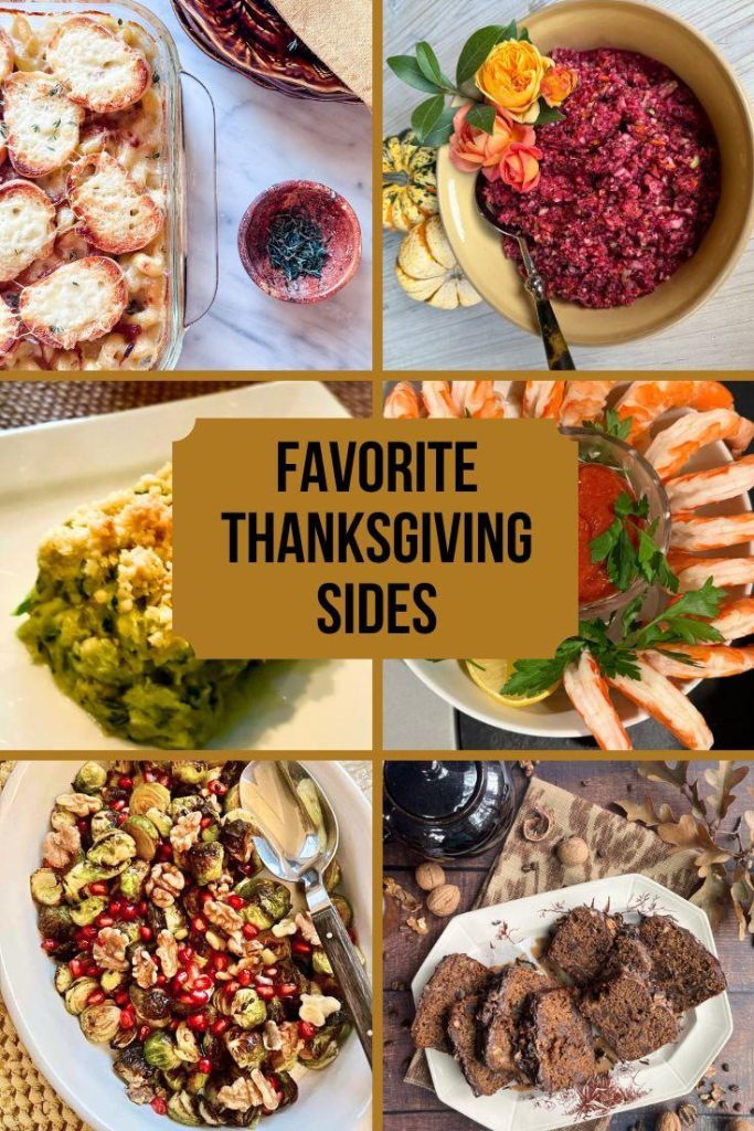 Thanksgiving side collage.