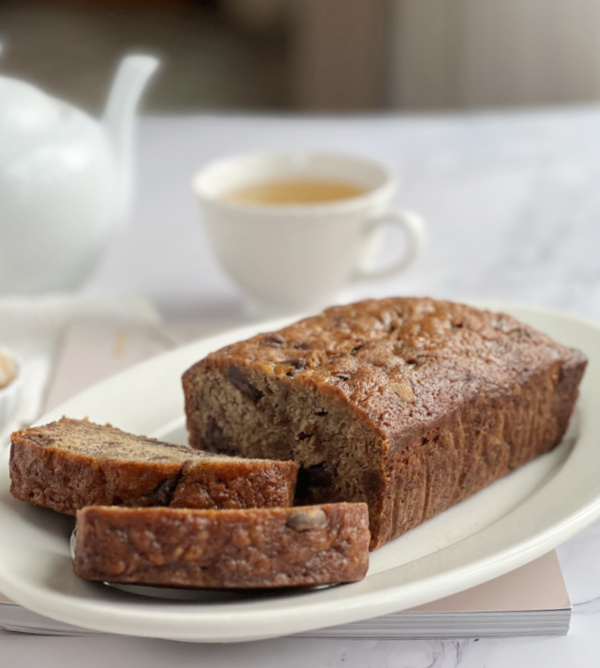 Ginger banana bread.