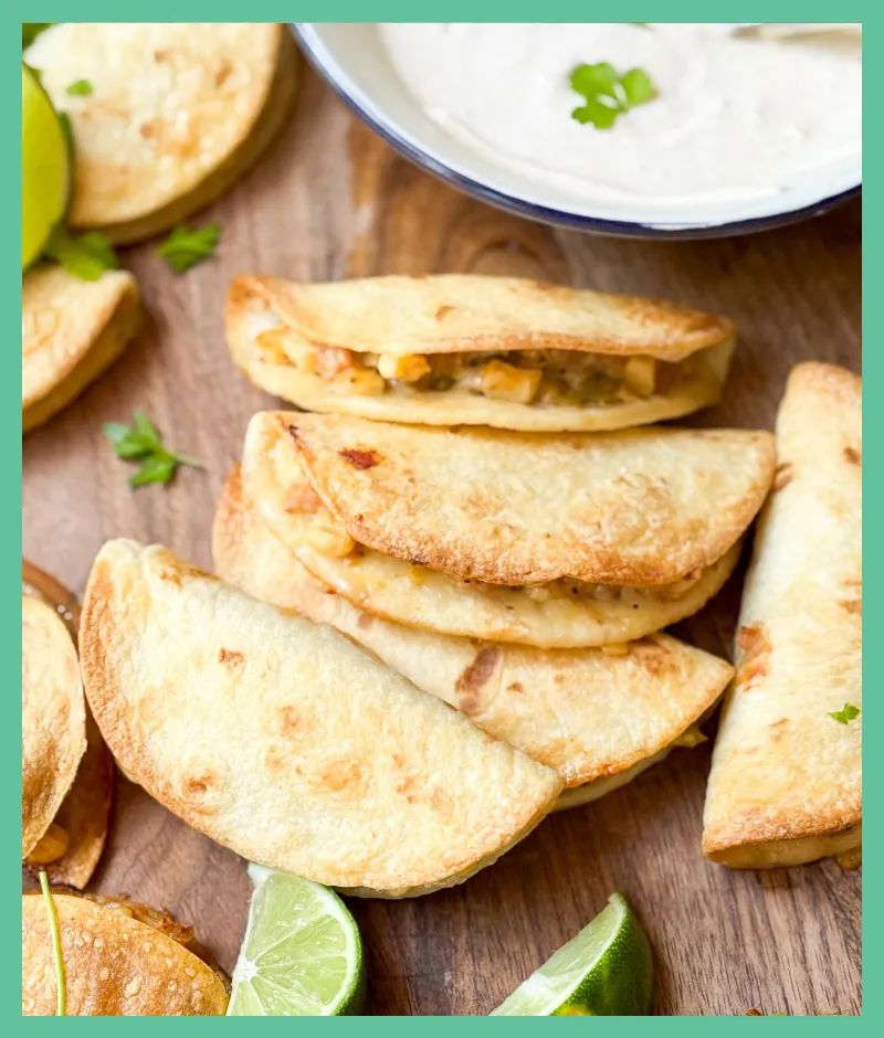 Chicken Chili Verde Street tacos. 