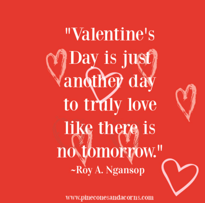 Roy A Ngansop Valentines day quote.