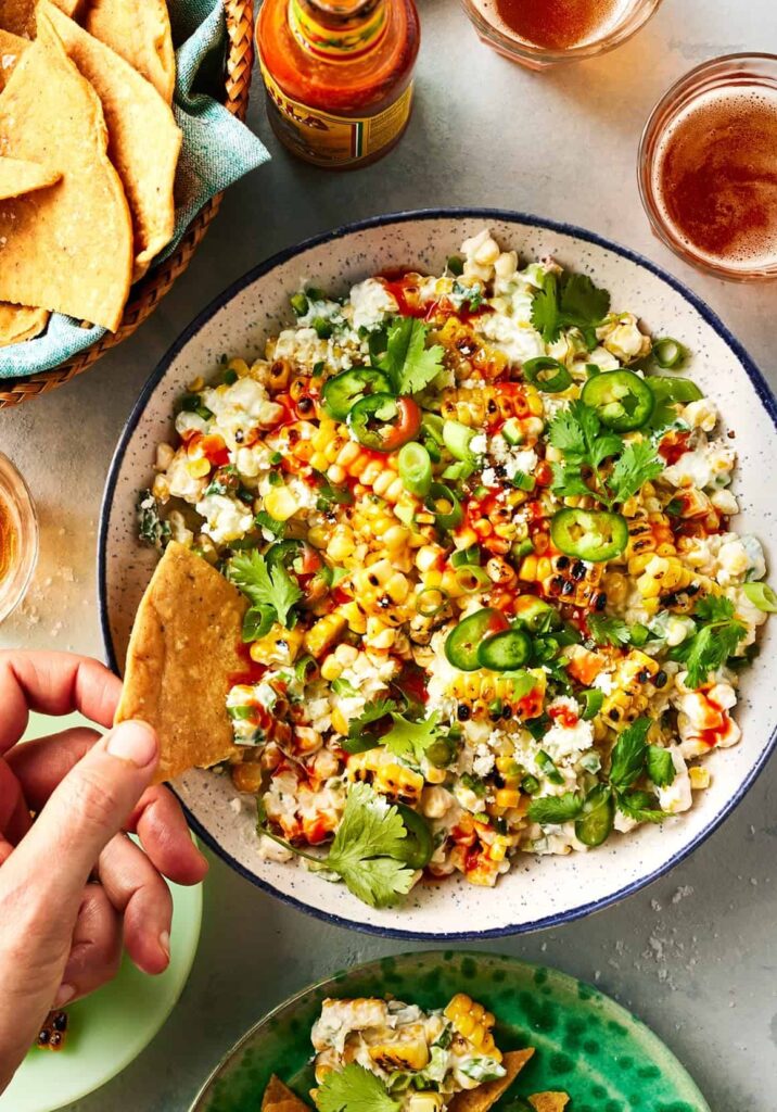 Mexican Street Corn Dip by Love and Lemons. 